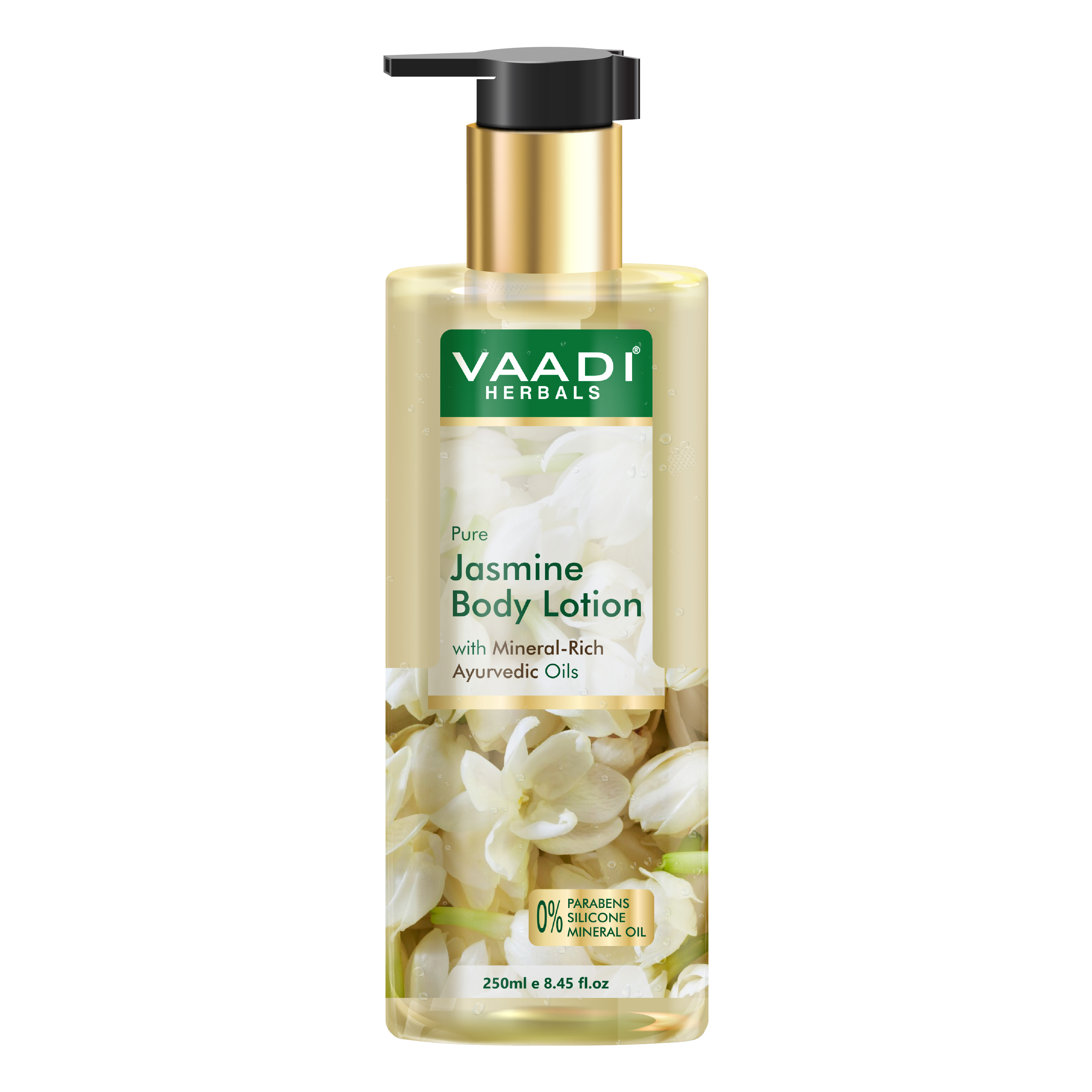 Jasmine Body Lotion with Mineral-Rich Ayurvedic Oils