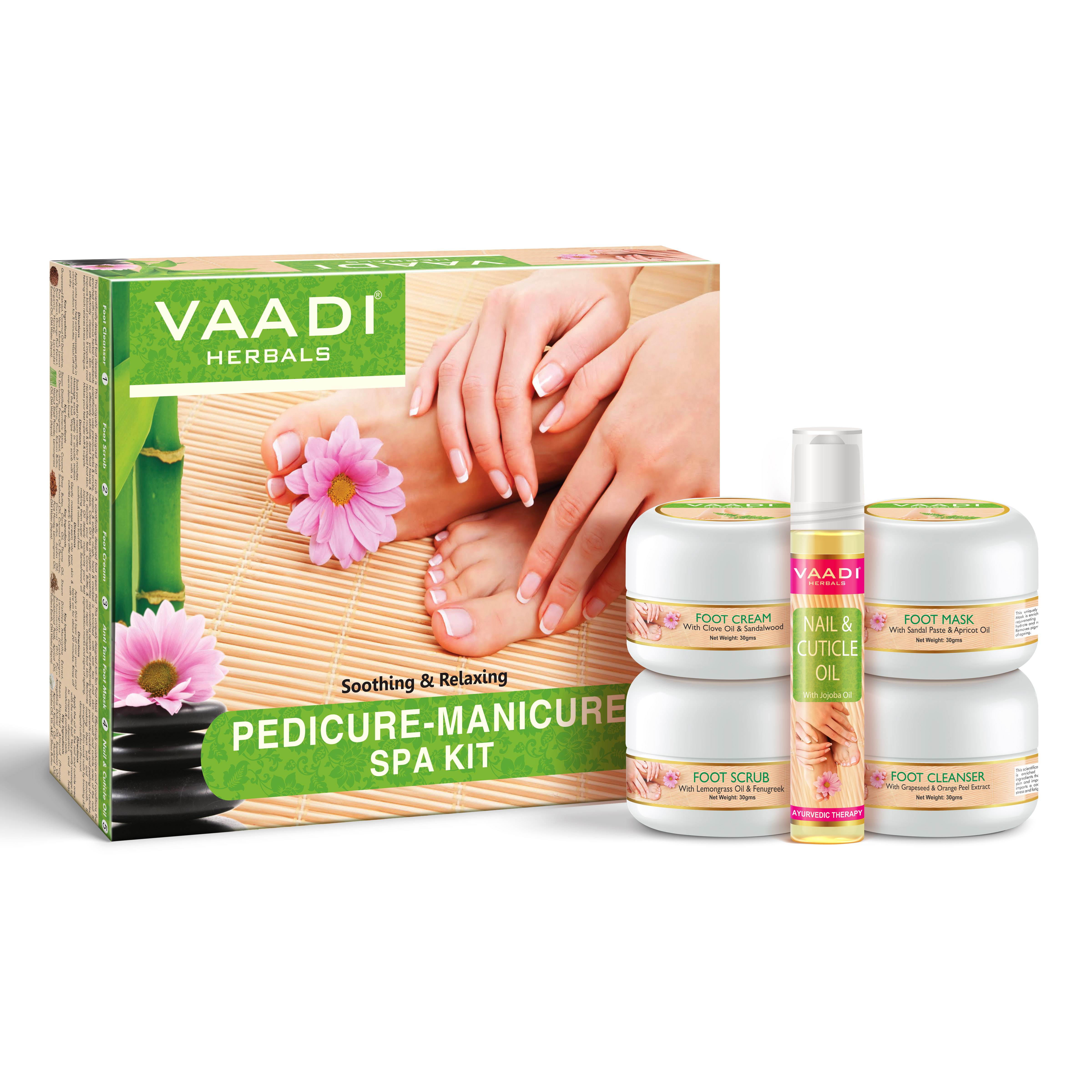 Pedicure Manicure Spa Kit - Soothing & Refreshing