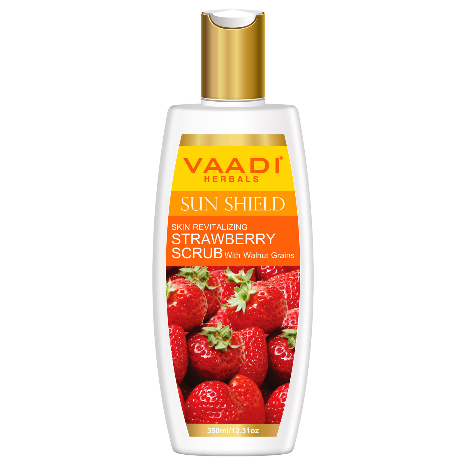 Strawberry Scrub Lotion With Walnut Grains