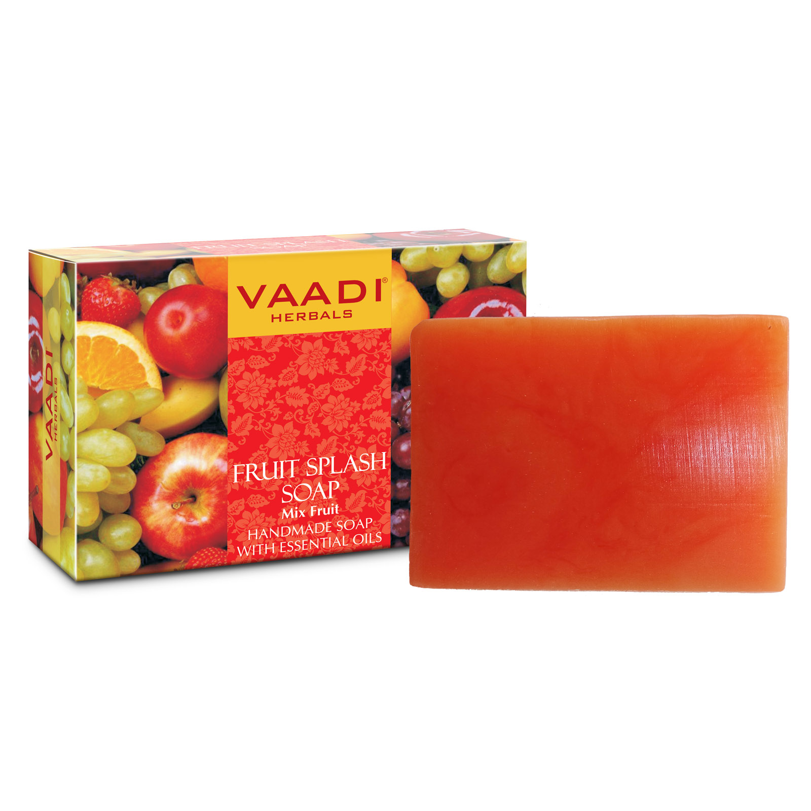 Fruit Splash Soap With Extracts of Orange, Peach, Green Apple & Lemon