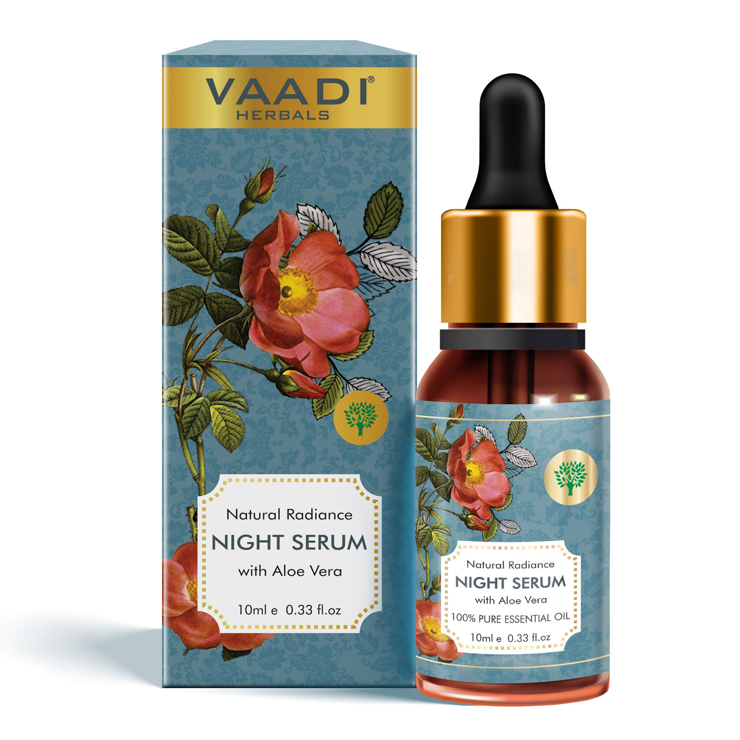 Natural Radiance Night Serum with Aloe Vera