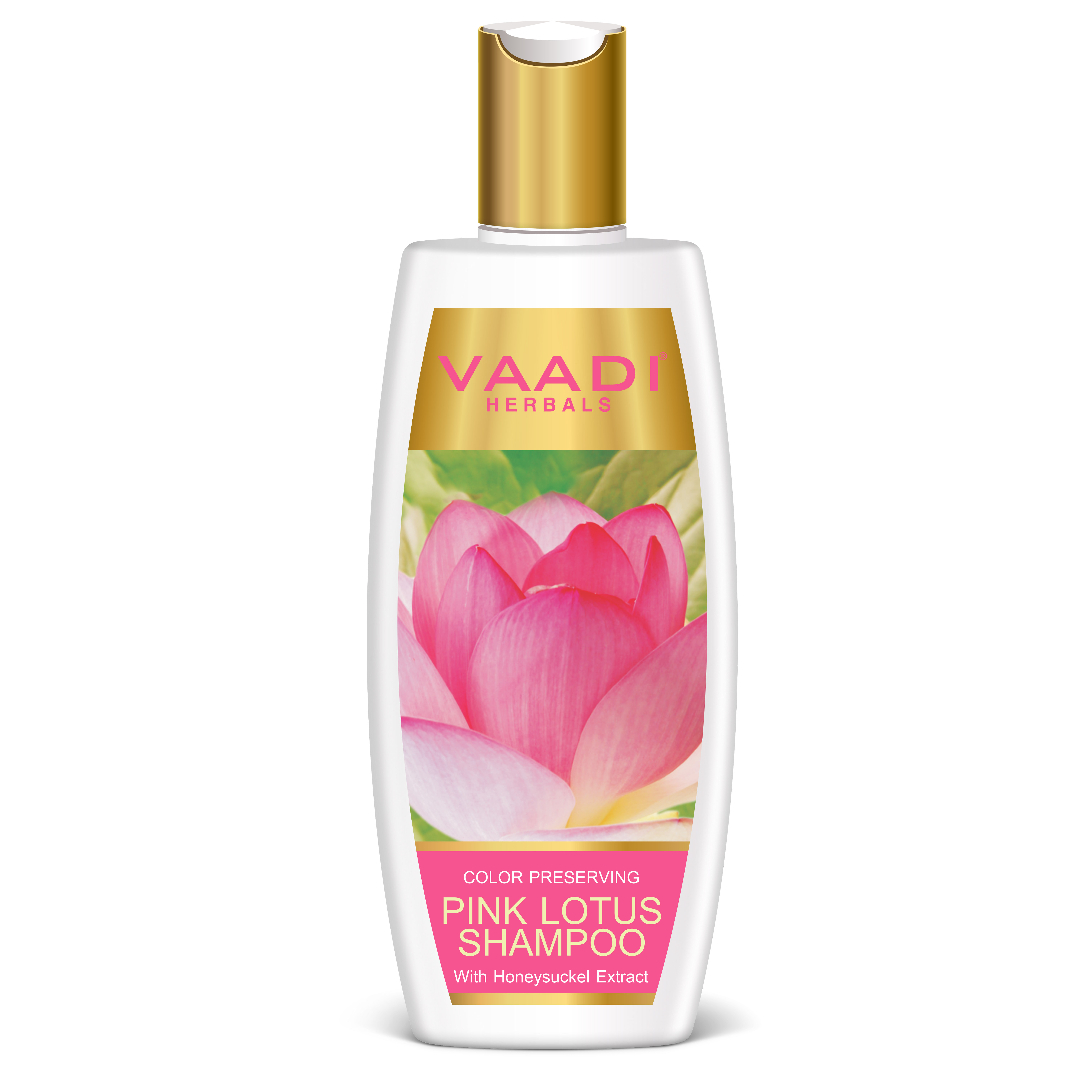 Color Preserving Organic Pink Lotus Shampoo with Honeysuckle Extract