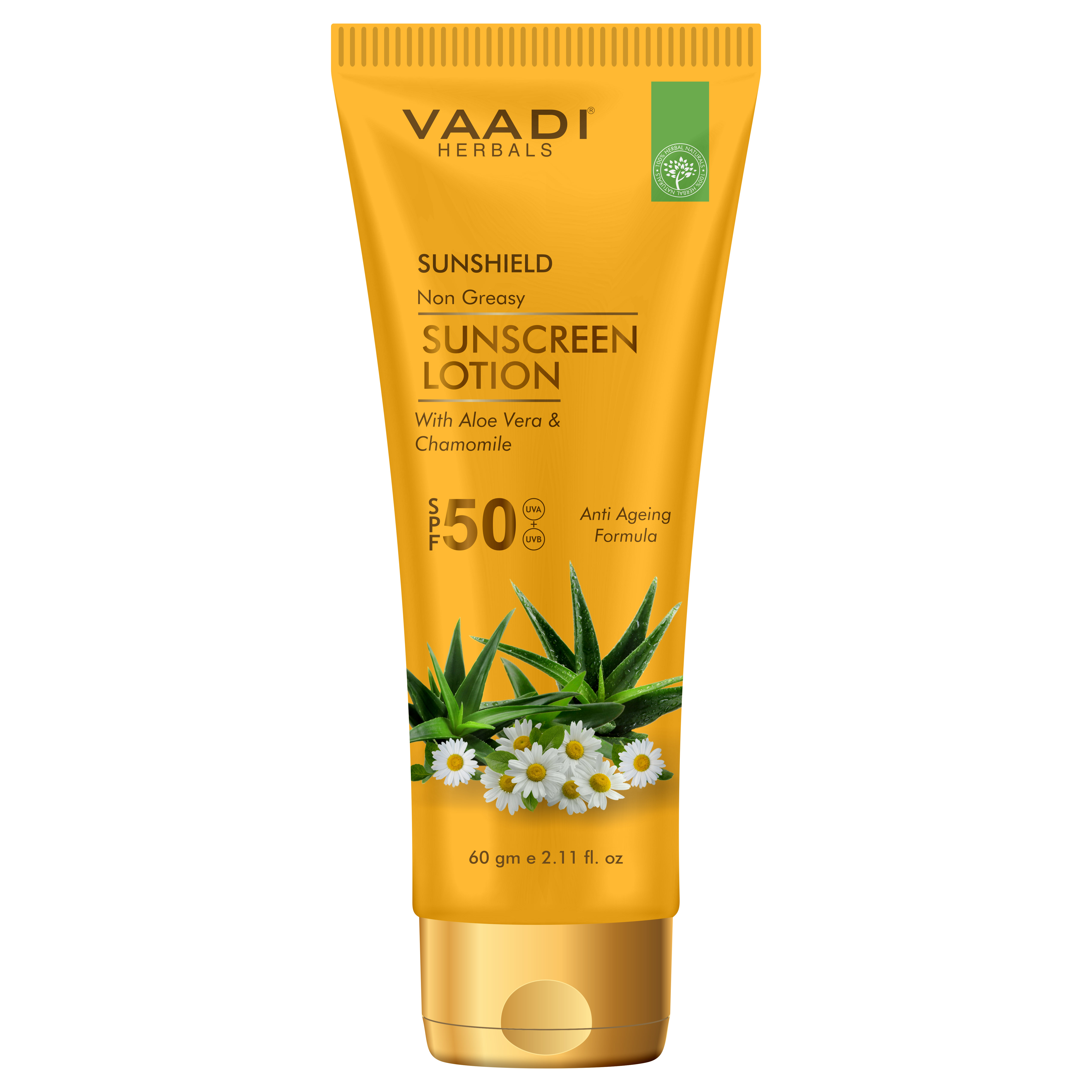 Sunscreen Lotion SPF-50 with Aloe Vera & Chamomile