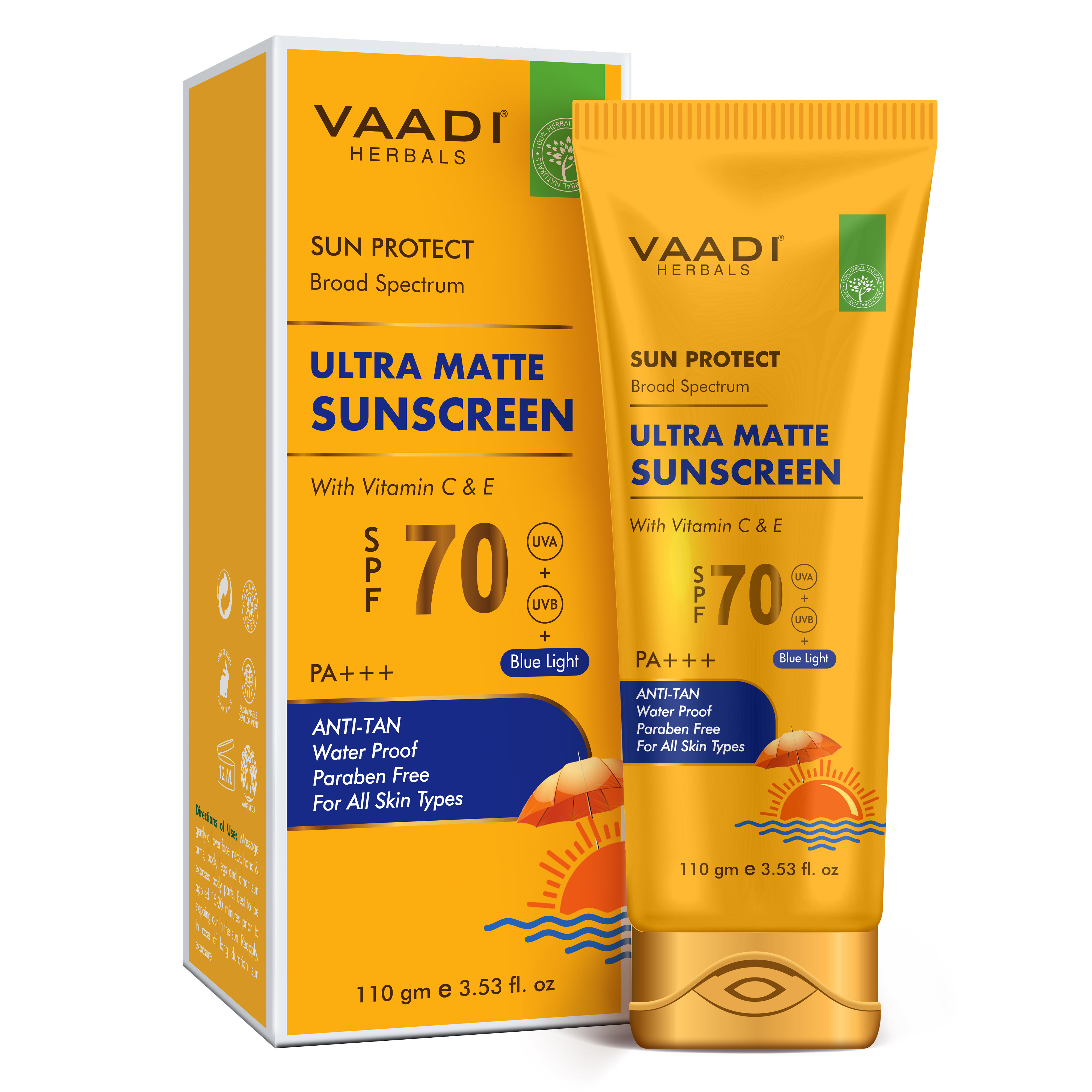 Ultra Matte Sunscreen SPF 70 With Vitamin C & E