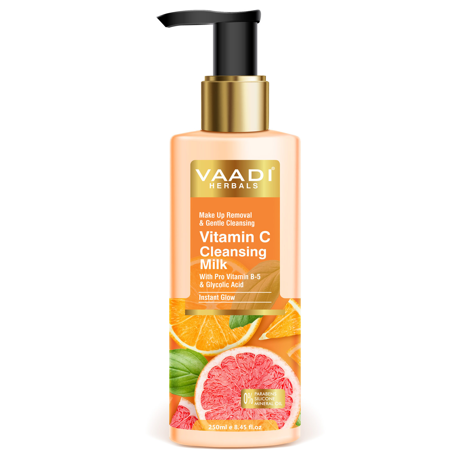 Vitamin C Cleansing Milk with Pro Vitamin B-5 & Glycolic Acid